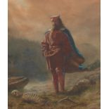 Richard Norbury (British, 1815-1886) 28 1/4" x 24 1/4" paper size"King Arthur and the Diamond