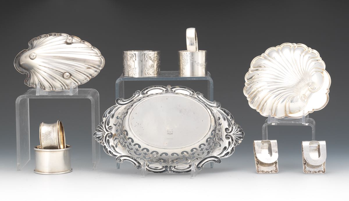 Group of Ten Sterling Silver Table Objects, Including Gorham and S. Kirk and Son  nullConsisting of: - Image 2 of 2