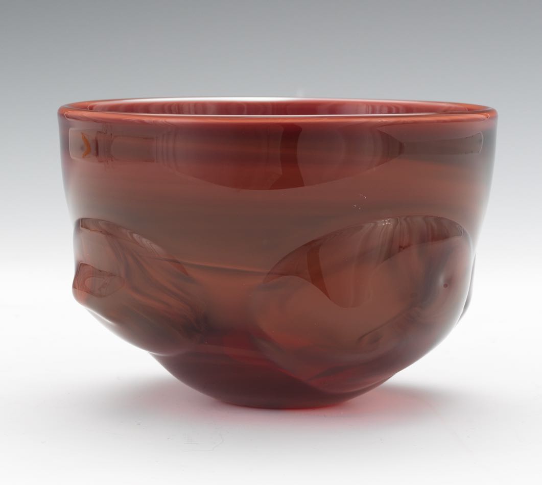 Baker O'Brien (American, Contemporary), Labino Glass Studio 4" x 5-7/8"After Dominick Labino's - Image 3 of 8