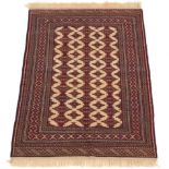 Mauri Carpet, 20th Century 6'1" x 4'2"Fine wool pile on wool weft. Zaher Shahi Mauris carpet field