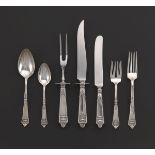 Gorham Sterling Silver Flatware Service for Eight, "Landsdown" Pattern nullTotal 50 pieces including