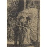 John French Sloan (American, 1871-1951) 5 3/4" x 3 7/8" plate size; 12 3/4" x 10 1/4" paper size"