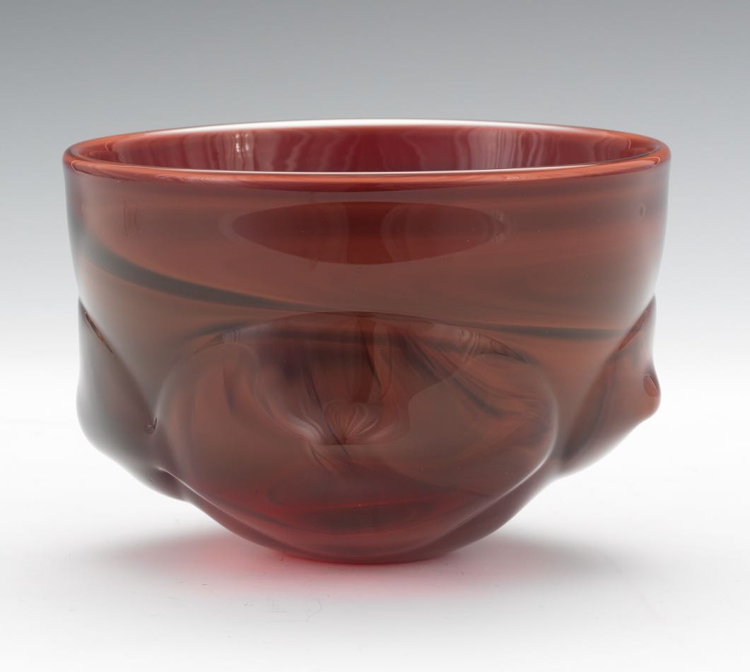 Baker O'Brien (American, Contemporary), Labino Glass Studio 4" x 5-7/8"After Dominick Labino's