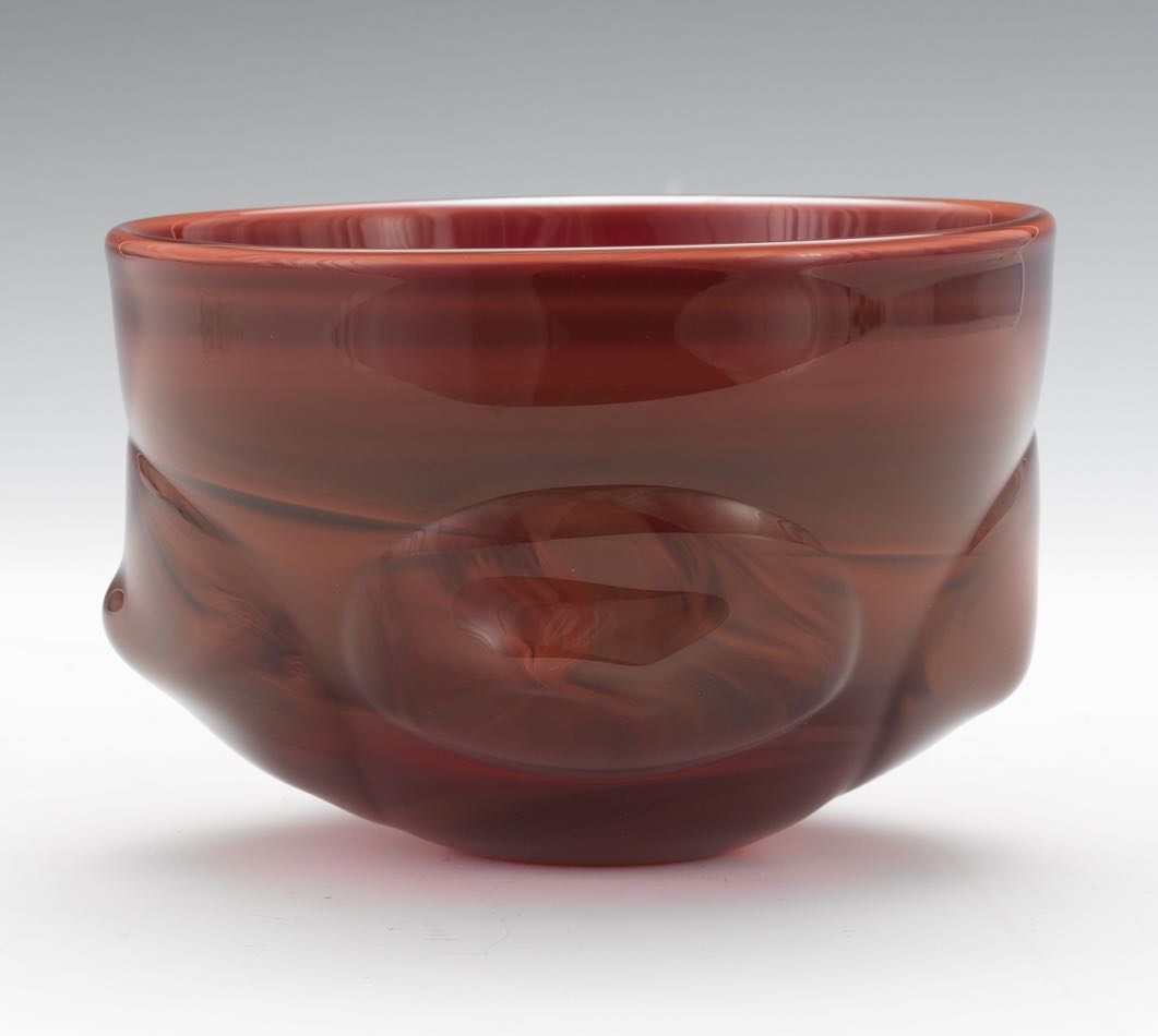 Baker O'Brien (American, Contemporary), Labino Glass Studio 4" x 5-7/8"After Dominick Labino's - Image 2 of 8