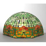 Stained Glass Canopy, Chicago Illinois, ca. early 20th Century   48"W x 24"D x 26"T Has five