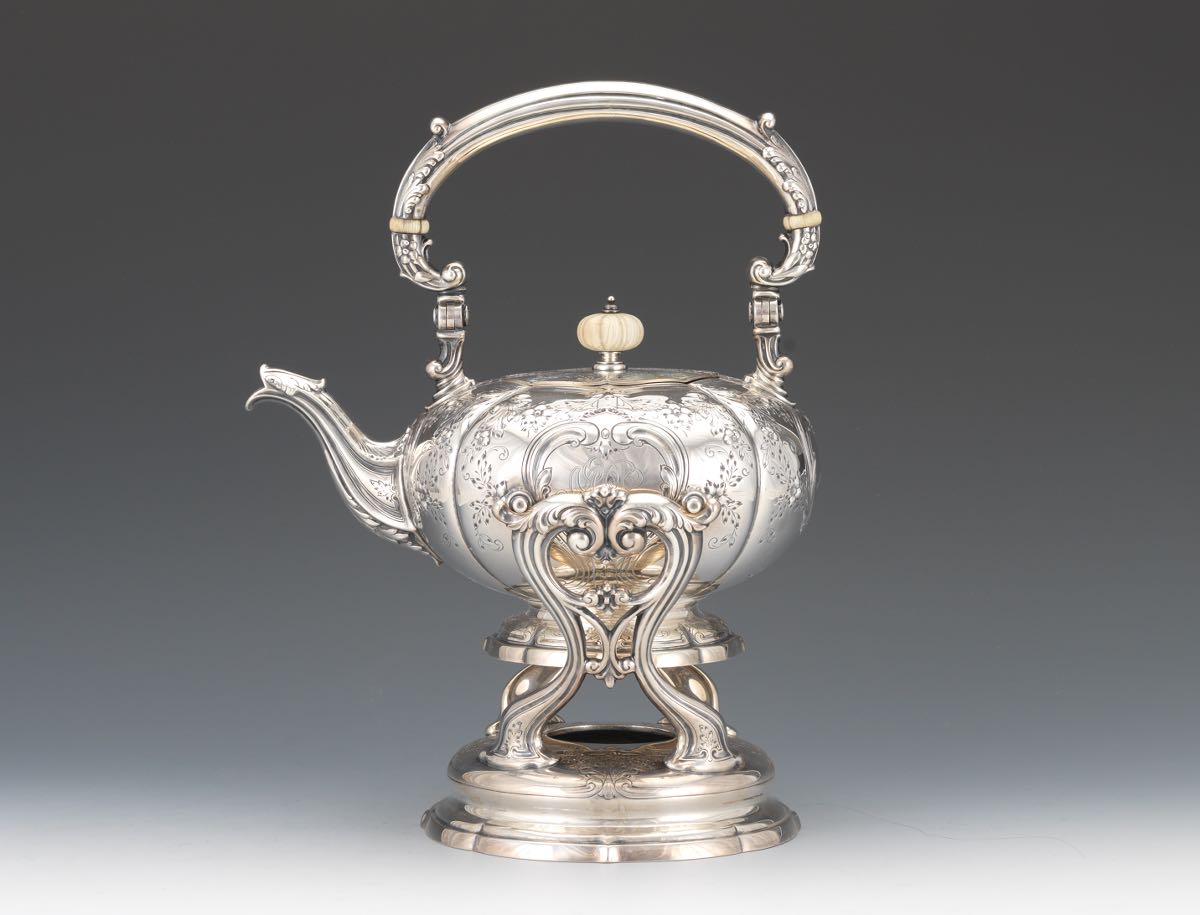 Gorham Durgin Sterling Silver Six Piece Coffee and Tea Set, dated 1930 nullConsisting of: teapot - Image 9 of 22