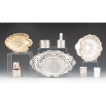 Group of Ten Sterling Silver Table Objects, Including Gorham and S. Kirk and Son  nullConsisting of: