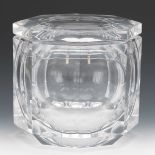 Alessandro Albrizzi Lucite Ice Box 11" x 11"Midcentury modern octagonal lucite ice box, round