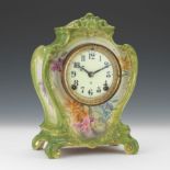 Royal Bonn " La Raim" Ansonia  Clock 12" x 9" x 5" Royal Bonn "La Raim" porcelain time and strike