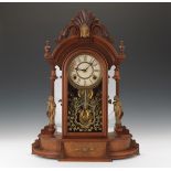 Antique Canada Clock Co. Mantel Clock 24" x 18" Mantel Clock by the Canada Clock Company, ca. late