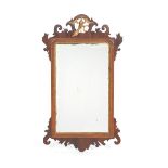 Chippendale Mirror, English, Late 18th Century 33-1/4" x 19-1/2"Mirror of typical Chippendale form