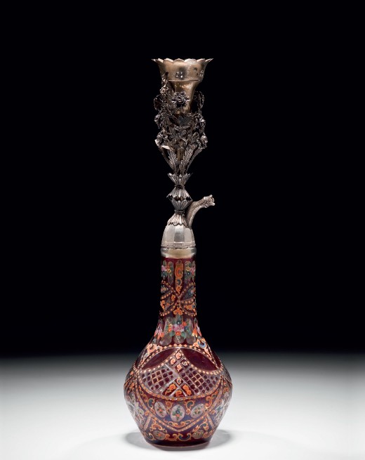 BOHEMIAN HOOKAH French, made for the Ottoman market. 19 th c. 26 cm