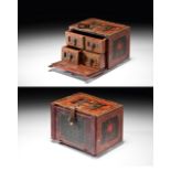 JEWELERY BOX Ottoman, Edirne, wooden box. 18 th c. 13 x 18 x 14 cm4