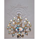 SEVRES CHANDELIER Fransız, Sevres marked chandelier. 19 th c.