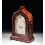 EDWARD PRIOR TABLE CLOCK English, signed Edward Prior, fitted with Turkish dials. 18 th c. 59 x 38