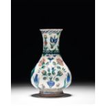 IZNIK VASE Ottoman, iznik pottery vase. 16 th c. 23,5 cm