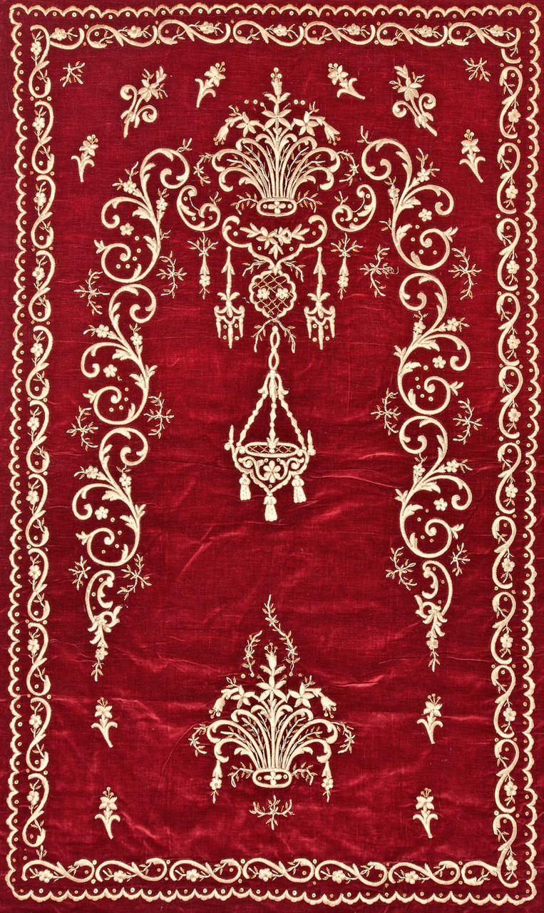 PRAYER RUG Ottoman, prayer rug. 19 th c. 132 x 90 cm