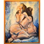 Jonto 91 - Nude Oil on Canvas - 31.5x38.5
