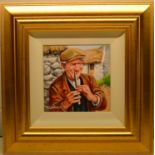 Roy Wallace - Tin Whistler  Oil - 8x8
