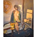 David Johnston - Nude Oil on Canvas - 30x36