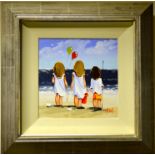 Michelle Carlin - Beach Fun Oil - 8x8