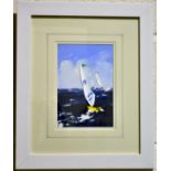 Michelle Carlin - Sailing Oil - 7x5