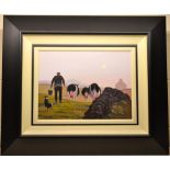 Gregory Moore - Bringing In The Cows Oil - 12x16