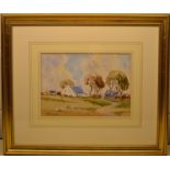 Harry G Lees - North Antrim Farmstead Watercolour - 7x10