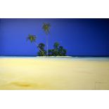 John Horsewell - Beach Scene Oil - 24x36