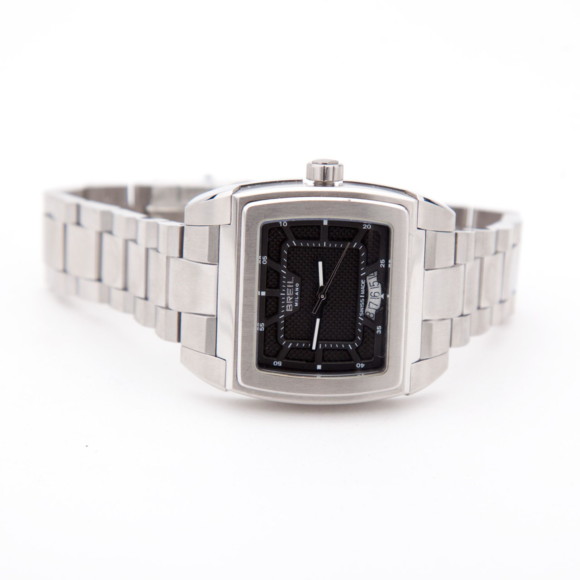 Briel Milano - Swiss Quartz Watch BW0575 - Stainless Steel Strap/Square Face