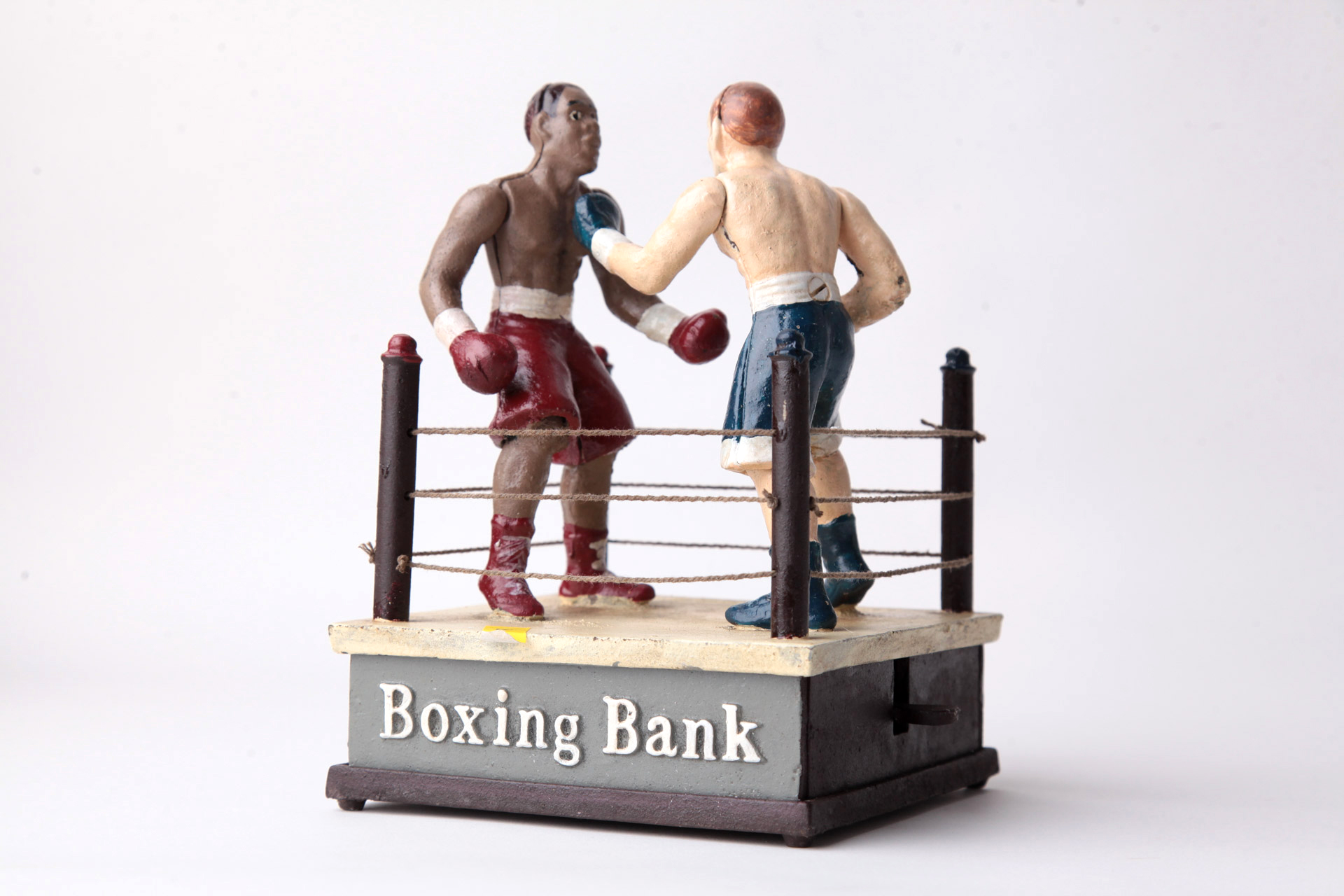 Cast Iron Boxing Bank Moneybox – With Moving Parts