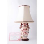 Masons Ironstone The Imperial Dragon Lamp with Certificate