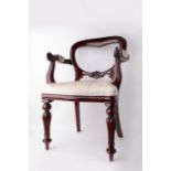 A Set of 6 Balloon Back Chairs Incl 2 Carvers