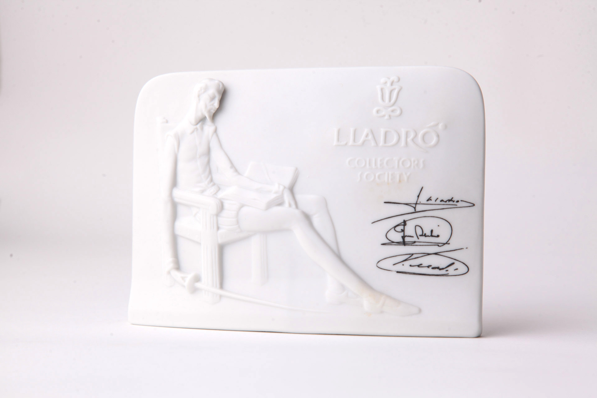 Signed Lladro Collectors Plaque