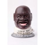 Cast Iron Smiling Sam from Alabam Money Box