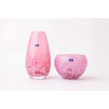 Caithness Glass Vase x 2
