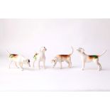 Beswick Hound Collection of 4
