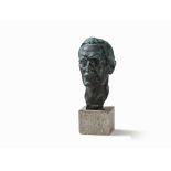 Fritz Klimsch (1870-1960), Bronze, Wilhelm von Bode, 1923  Bronze with brown-green patina