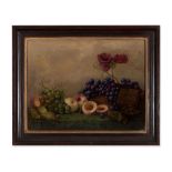 Herrmann von Point, Still Life, Germany, 19th/20th C.  Oil on canvas, mounted on hardboard