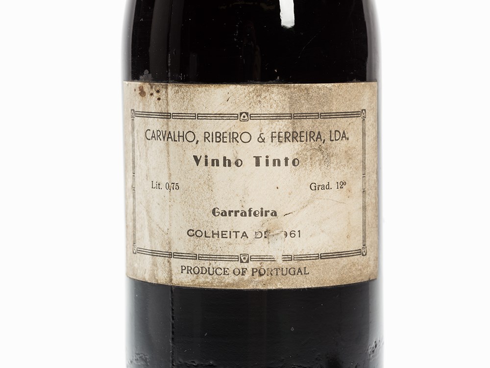 5 Bottles Carvalho Ribeiro & Ferreira Garrafeira of 1961  Five bottles Garrafeira Produced by - Image 3 of 7