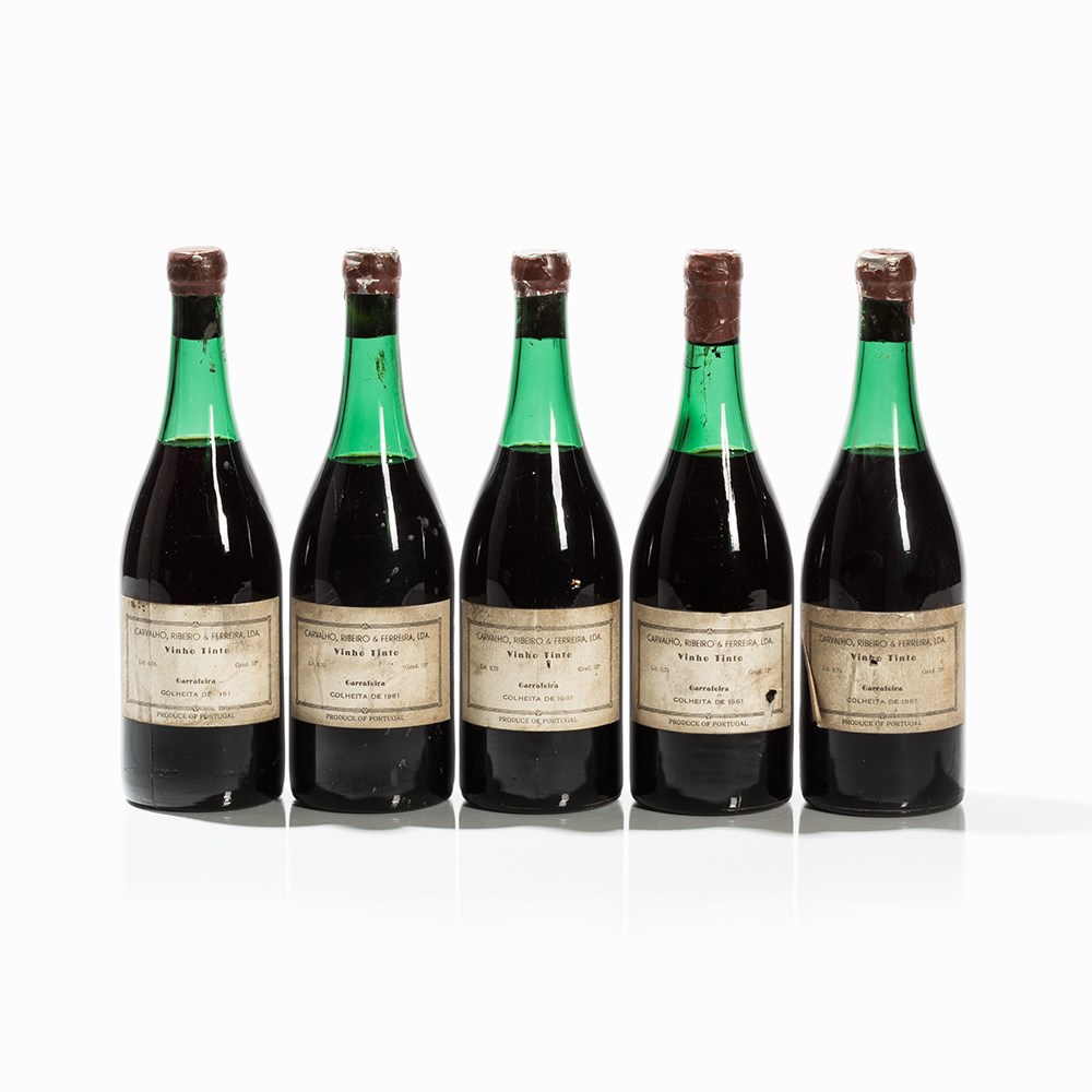 5 Bottles Carvalho Ribeiro & Ferreira Garrafeira of 1961  Five bottles Garrafeira Produced by - Image 7 of 7