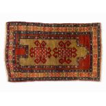 A Kazak Prayer Rug, Caucasus, around 1930  Wool on wool Caucasus, around 1930 Knot density: circa