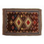 Ghashghai Kilim, South Persia, Early 20th C.  Wool on wool Persia, early 20th century Dimensions: