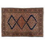 Senneh Rug, West Persia, around 1920  Wool on cotton West Persia, around 1920 Knot density: