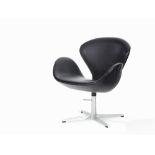 Arne Jacobsen, ‘Swan Chair’, Fritz Hansen, Denmark, 1958  Aluminum, plastic reinforced with