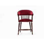 Adolf Loos, Stössler Chair, Austria, 1906  Lacquered wood, red velvet Austria, 1906 Design: Adolf
