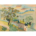 Hermann Hesse (1877-1962), Southern Landscape, 1926   Watercolor over pencil on wove paper