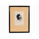 Emil Nolde (1867-1956), Profil I, Lithograph, 1911  Brush and ink lithograph on thin Japan paper