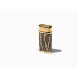 Cartier, Lighter, Gilt and with Black Enamel Color, 1980s   Gilt metal and black enamel Switzerland,