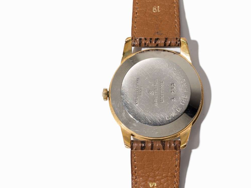 Breitling Unitime World Time, Ref. 1 260, c.1955  Breitling Unitime World Time wristwatch, ref. 1 - Image 6 of 9